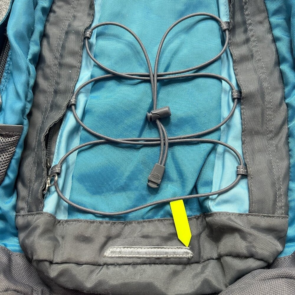 North Face Jester Backpack Blue Gray Unisex School Hiking Laptop - Picture 4 of 16